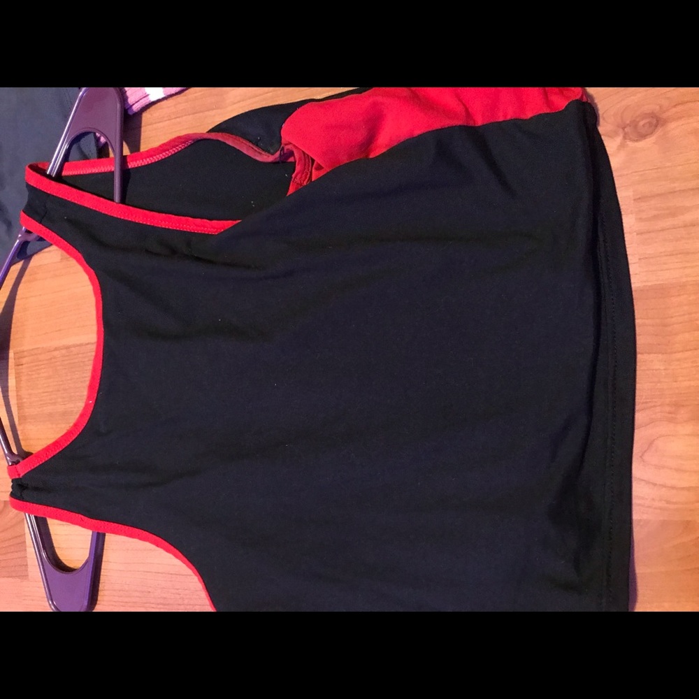Red and black shirt